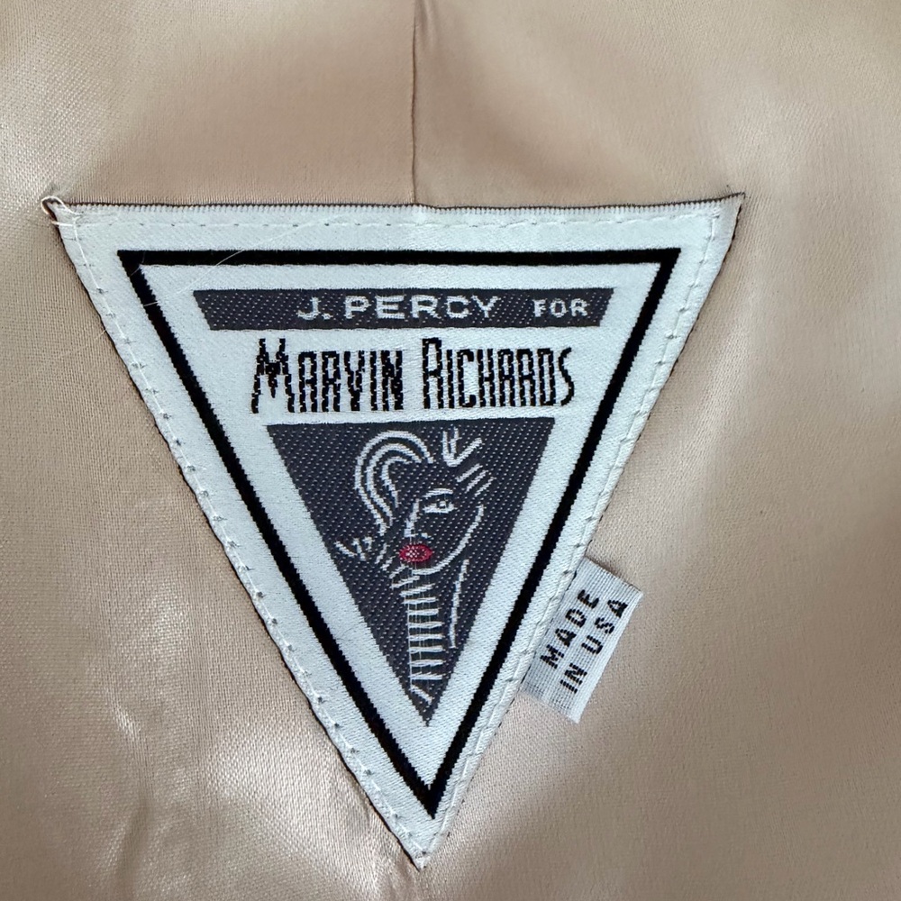 ESTATE SALE:  Shadow Fox Fur Trimmed Coat - Picture 7 of 7